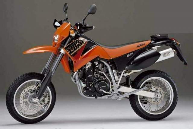 KTM 640 LC4 Supermoto (1999-00) technical specifications